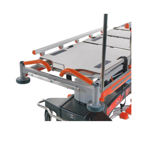 Nitrocare Breeze SD15 Transport Hospital Stretcher with Hydraulic Lift and 5th-Wheel Steering