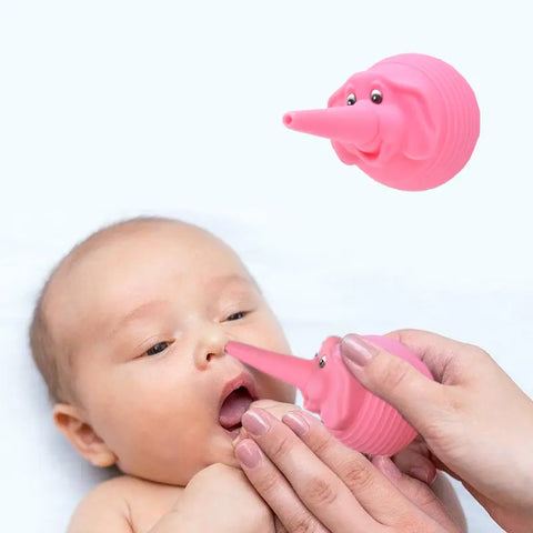 Pedia Pals Elly Elephant Ear and Nasal Syringe - Pink Pedia Pals