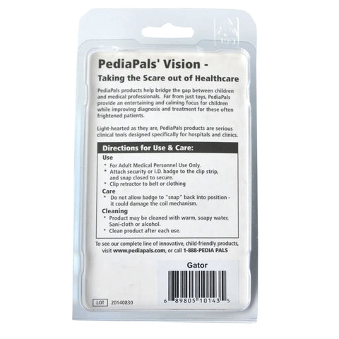 Pedia Pals Gator Retractimal ID & Security Badge Pedia Pals