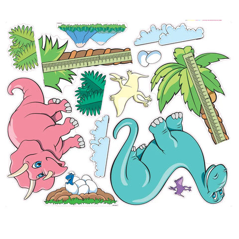 Pedia Pals Pediatric Dinosaur Wall Decal Kit Pedia Pals