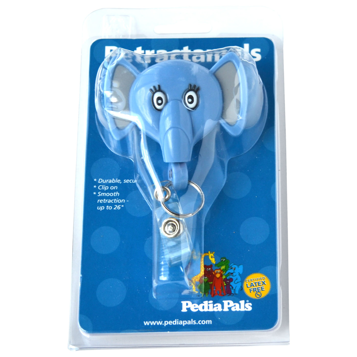 Pedia Pals Elephant Retractimal ID & Security Badge Pedia Pals